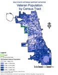 Veteran population by census tract in the City of Chicago (2010-2014) by Katie Romack, Lauren Rooney, and Lauren Ribant