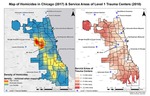 January 2019: Homicides in Chicago and Service Areas of Level 1 Trauma Centers by Sam Tomko-Jones