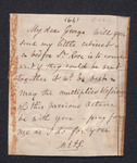 Elizabeth Ann Seton to George Weise, undated