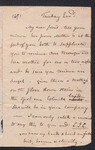 Elizabeth Ann Seton to George Weis, undated